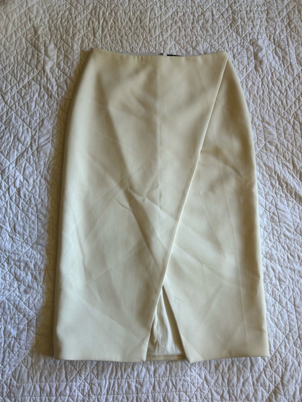 Theory Tapered Midi Pencil Skirt with Front Slit